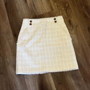 White tweed Ann Taylor skirt 🤍🎀